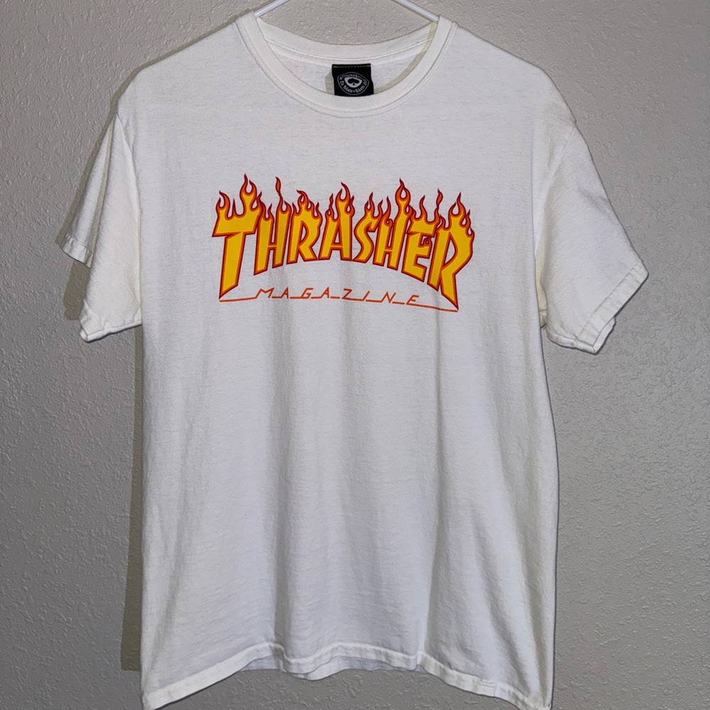 Thrasher White Logo Tee - Men’s/Unisex - Size M